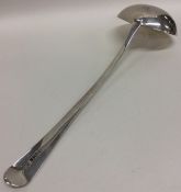 An OE and bead pattern soup ladle of typical desig