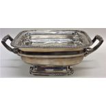 A good Adams' style Georgian silver tureen with re