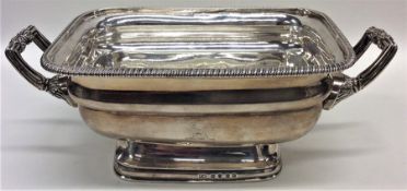 A good Adams' style Georgian silver tureen with re