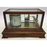 A mahogany cased barograph by Negretti and Zambra