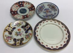 An attractive Victorian cabinet plate together wit