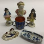 A Wedgwood Fairyland small Tig together with decor