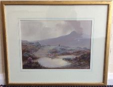 JOHN WHITE R.A: A framed and glazed watercolour de