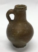 An early baluster shaped Tigerware flagon with thu