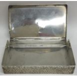 An unusual in date Victorian silver sandwich box d