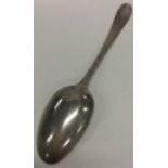 An Irish Georgian silver bright cut tablespoon wit