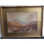 CHARLES HANNAFORD: A framed and glazed watercolour