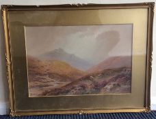 CHARLES HANNAFORD: A framed and glazed watercolour