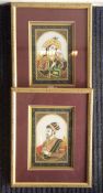 A pair of framed and glazed Japanese MOP pictures