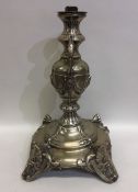 A large Continental silver centrepiece decorated w