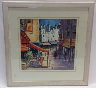 MAJSAN STROUD: A framed and glazed picture depicti