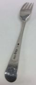 A good quality Irish silver OE pattern table fork