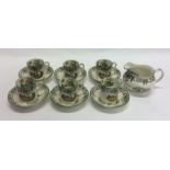 A Copeland Spode decorated cofffee set. Est. £30 -