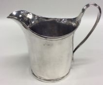 PAUL STORR: A large George III silver cream jug wi