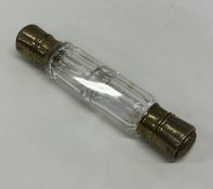 A Continental silver double ended scent bottle. Ap