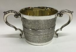 A good Georgian silver two-handled porringer with