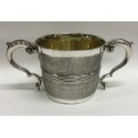 A good Georgian silver two-handled porringer with