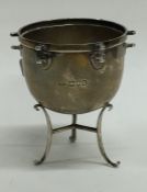 An unusual silver salt in the form of a drum on sp