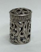 An unusual 17th Century pierced silver counter box