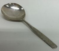 An 18th Century Scandinavian silver slip-top spoon