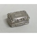 A good Georgian bright cut silver vinaigrette with