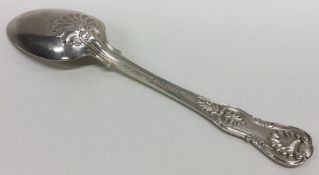 PAUL STORR: A good Kings' pattern dessert spoon wi