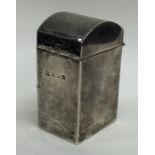 A novelty silver dome top double card holder. Birm