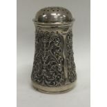 An unusual Austrian silver caster decorated with s