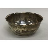 LIBERTY & CO: A circular silver sugar bowl. Birmin