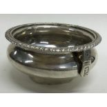 An Indian Colonial silver funnel / strainer with g