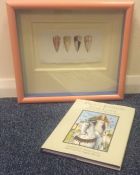 ANGELA BARRETT (b. 1955): A framed and glazed original illus