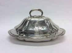 PAUL STORR: A large rare silver tureen and cover,