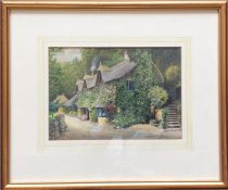 GABRIEL BLAIR: A framed and glazed watercolour ent