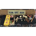 A Pelham puppet theatre set. Est. £30 - £40.