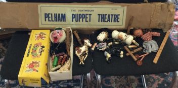 A Pelham puppet theatre set. Est. £30 - £40.