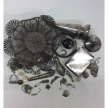 A bag containing scrap silver items. Approx. 278 g