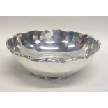 A Mexican circular silver fruit dish decorated wit