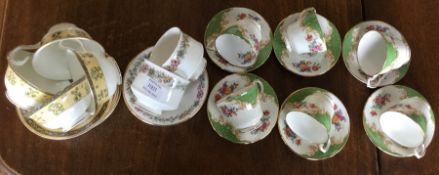 Decorative Paragon tea ware etc. Est. £15 - £20.