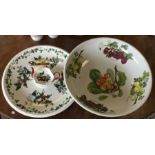 Decorative Portmeirion Christmas plates etc. Est.