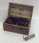 A mahogany cased "Patent Magneto-Electric Machine"