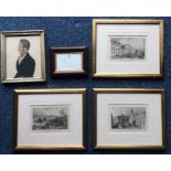 A selection of framed and glazed Allom and Thomas