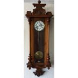 A large mahogany cased regulator clock. Est. £40 -