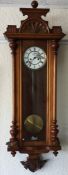 A large mahogany cased regulator clock. Est. £40 -