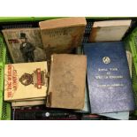 A box containing GWR pamphlets and other railway b
