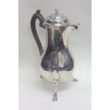 A rare 18th Century Swiss silver ewer with hinged