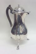 A rare 18th Century Swiss silver ewer with hinged