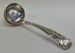 A pair of Scottish single struck sauce ladles with