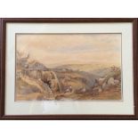 PHILIP MITCHELL (1814 - 1896): A framed and glazed watercolour d