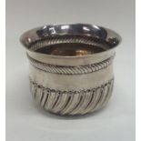 A Victorian silver half fluted sugar bowl. London.