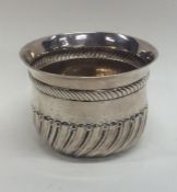 A Victorian silver half fluted sugar bowl. London.